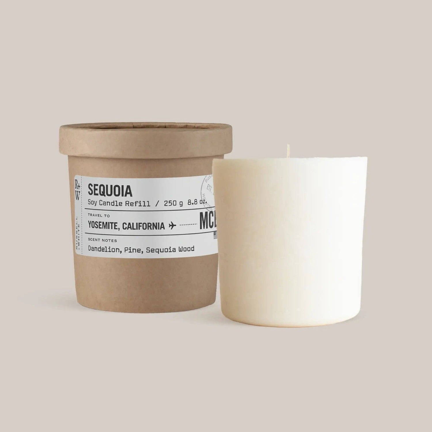 Sequoia Scented Candle Refill