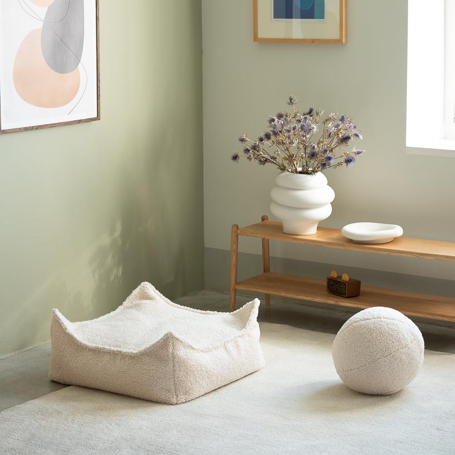 Teddy Beanbag Ottoman - 5 Colour Options Available