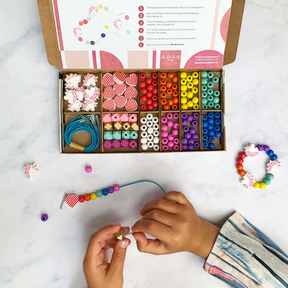 Unicorn &amp; Heart Bracelet Making Kit