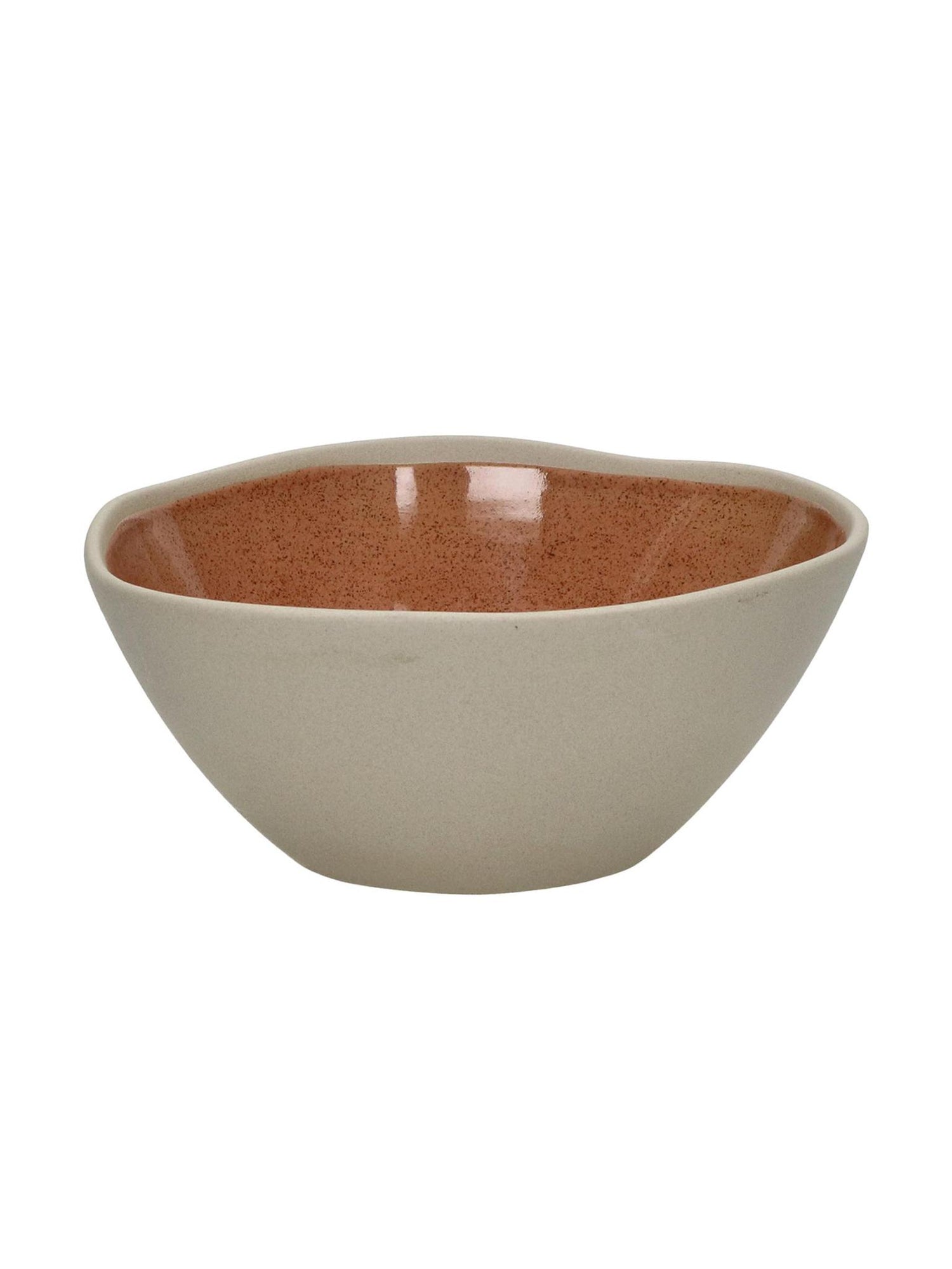 Primeval Porcelain cereal bowl - Terracotta