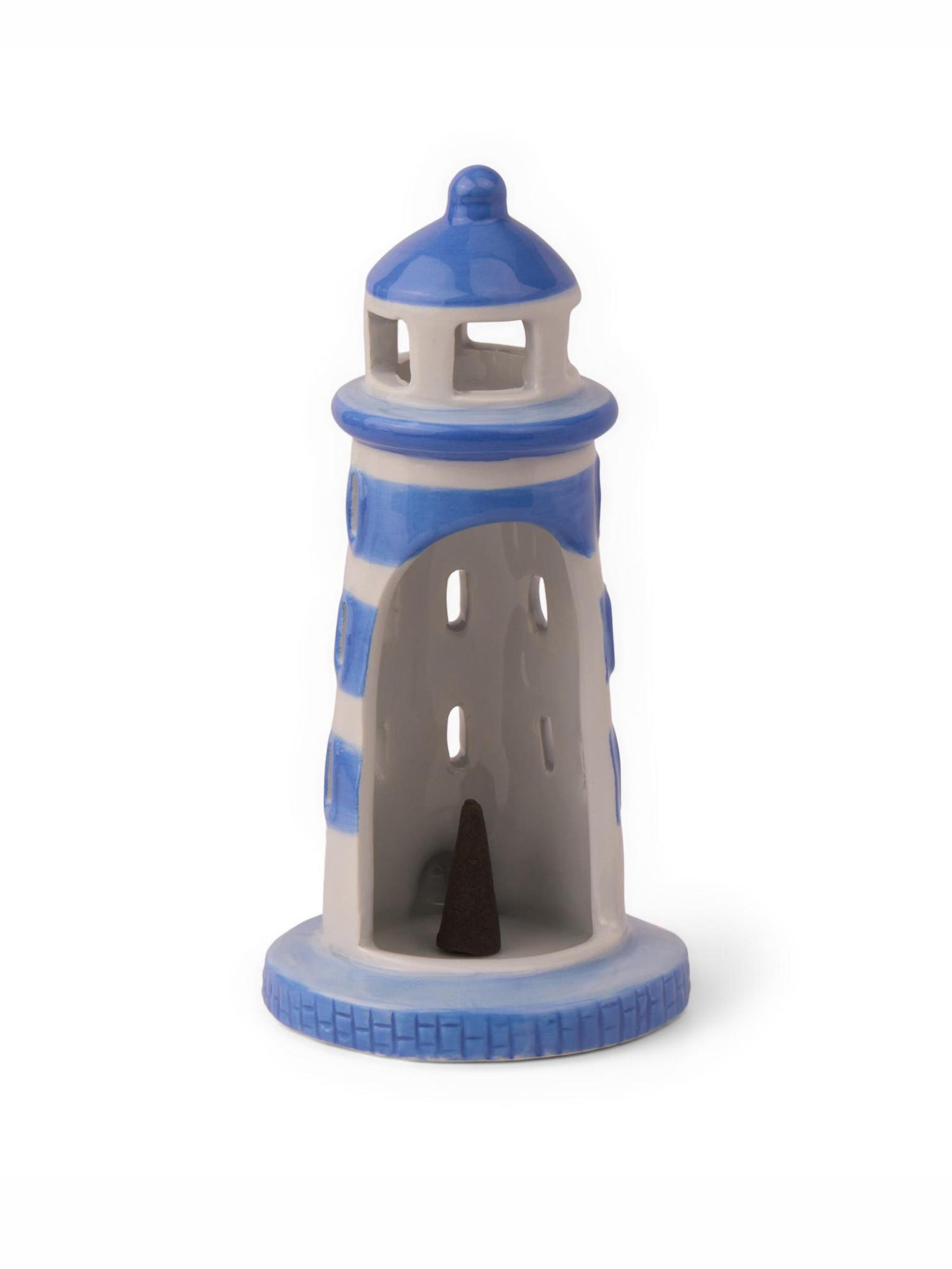 No. 07 - Lighthouse Style Incense &amp; Tea Light Holder (1 Tea Light &amp; 20 Incense Cones)