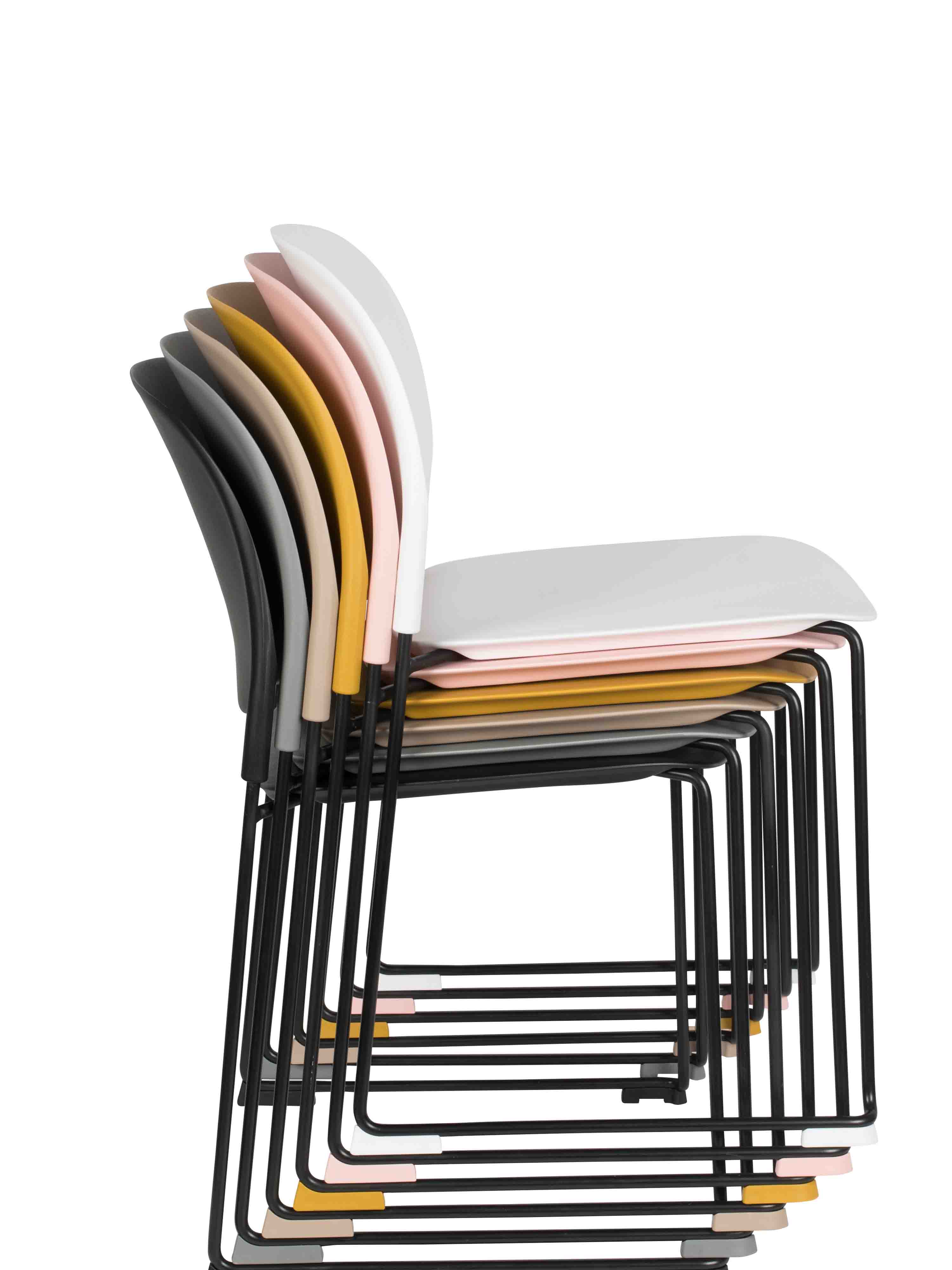 Stacks Dining Chair (set of 4) - 5 Colour options