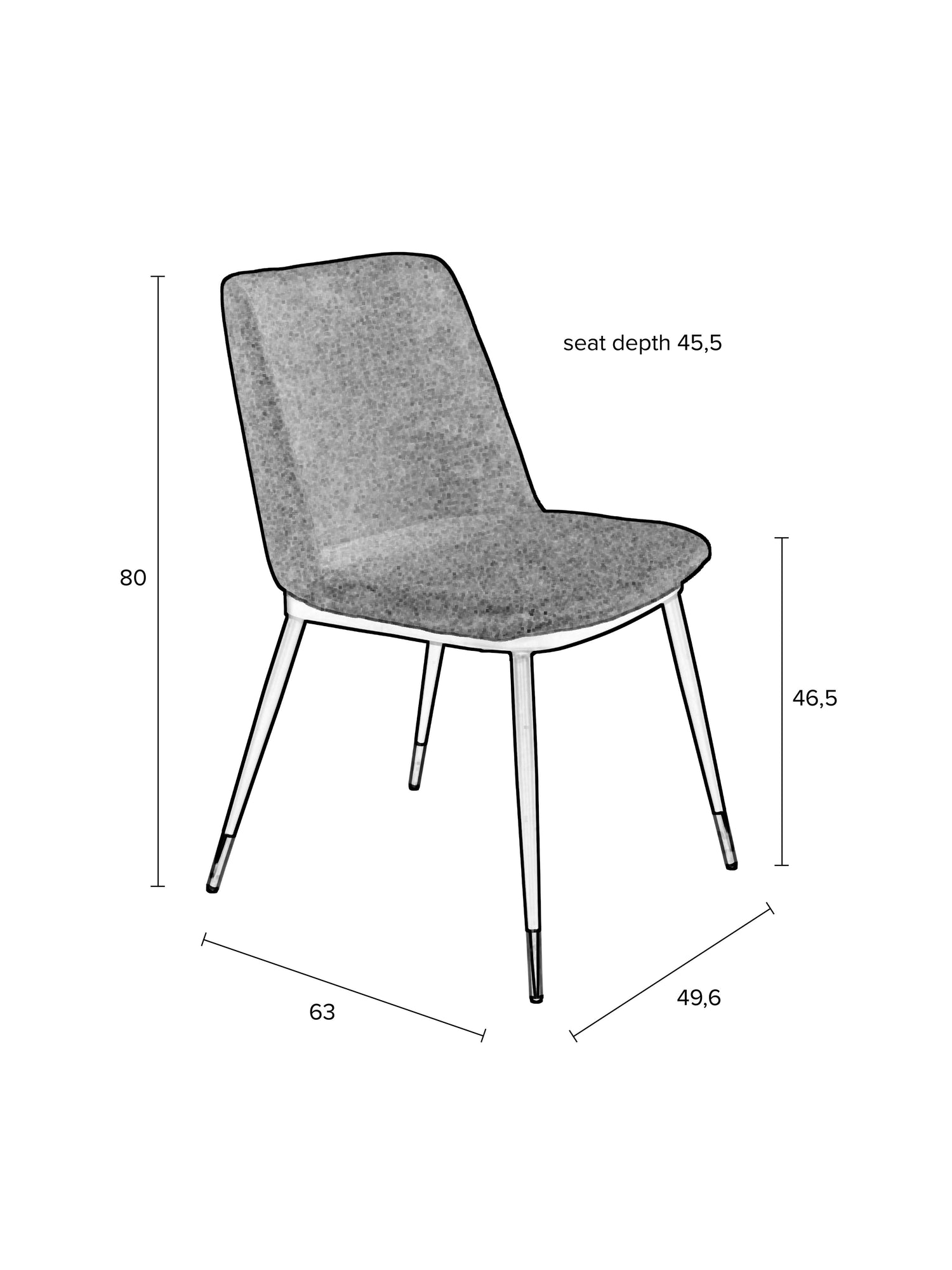 Lionel Beige Dining Chair