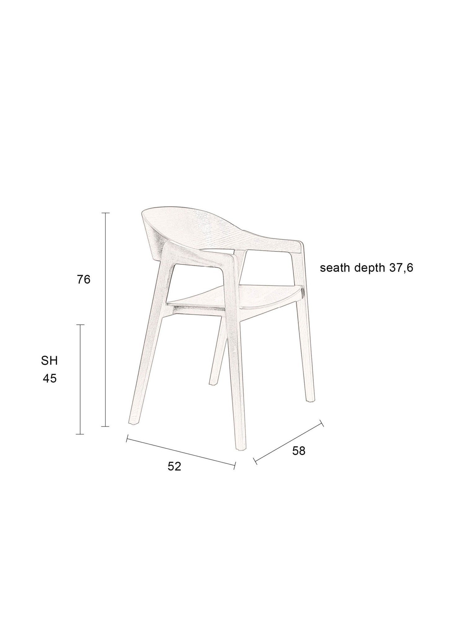 Westlake Beech Wood Arm/Dining Chair - 2 Colours Available