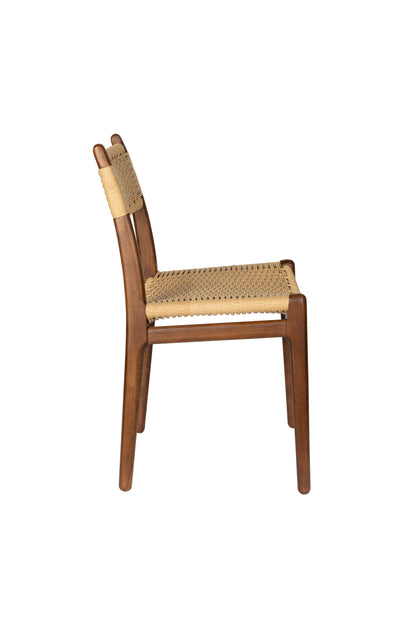 Cecile Beechwood &amp; Woven Rope Chair