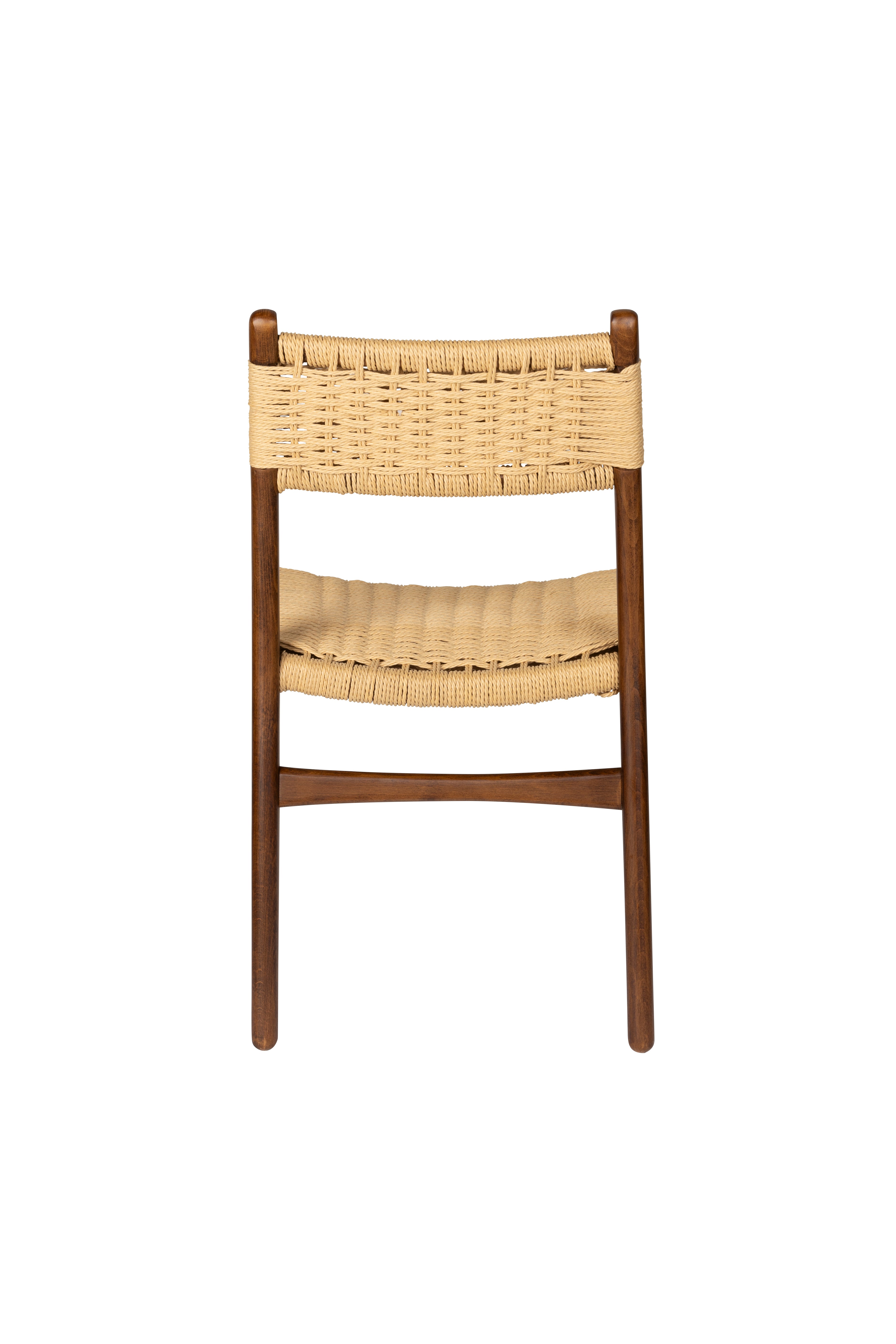 Cecile Beechwood &amp; Woven Rope Chair