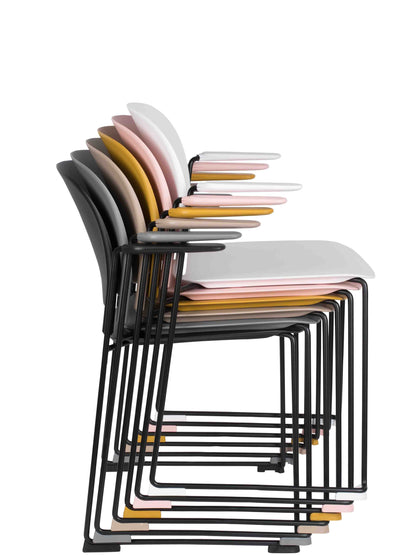 Stacks Dining Arm Chair (set of 4) - 6 Colour options