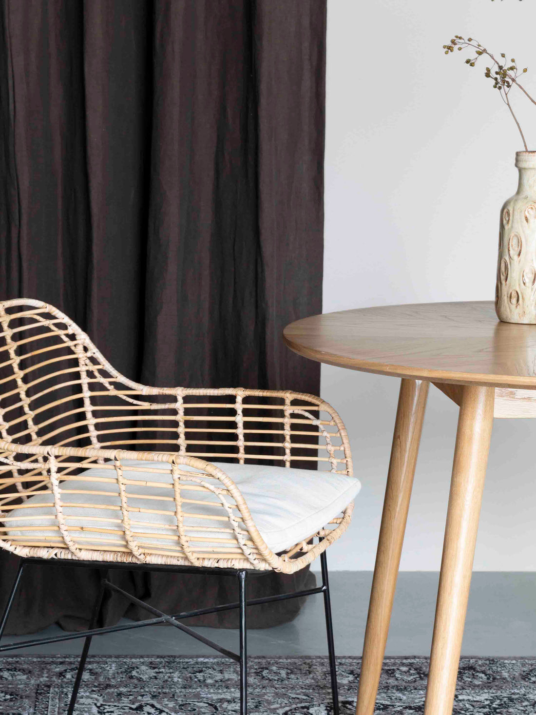 Tiger Rattan Dining Chair