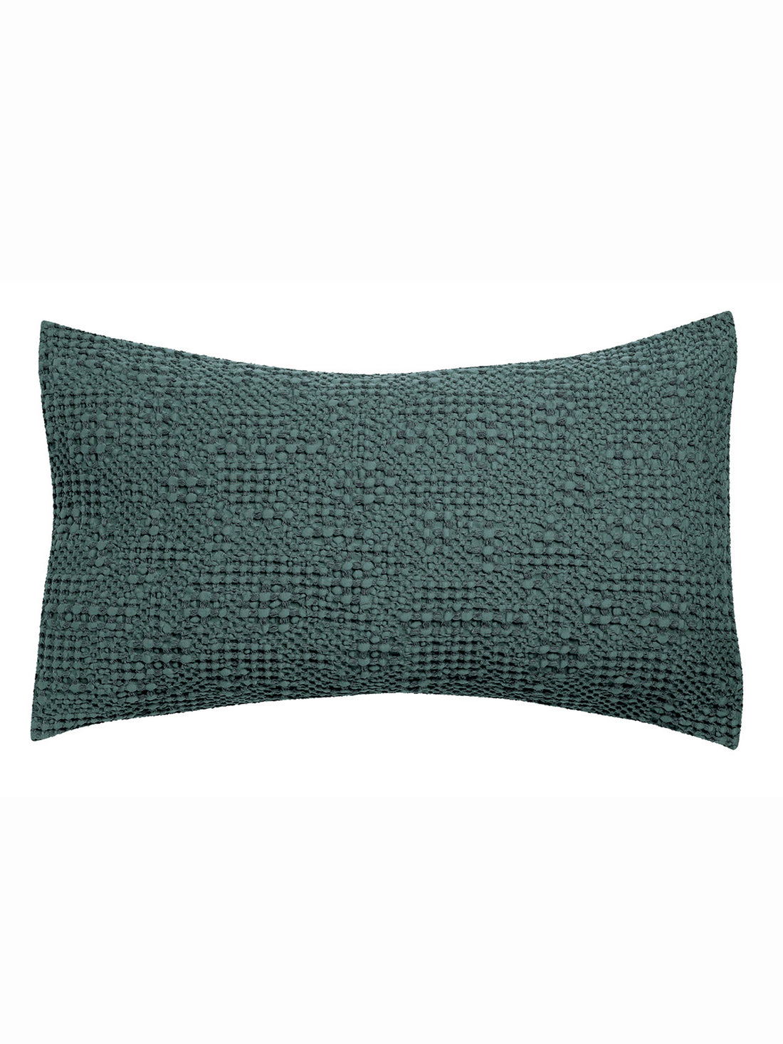 Tana Stonewashed Bed Cushion Prusse Teal