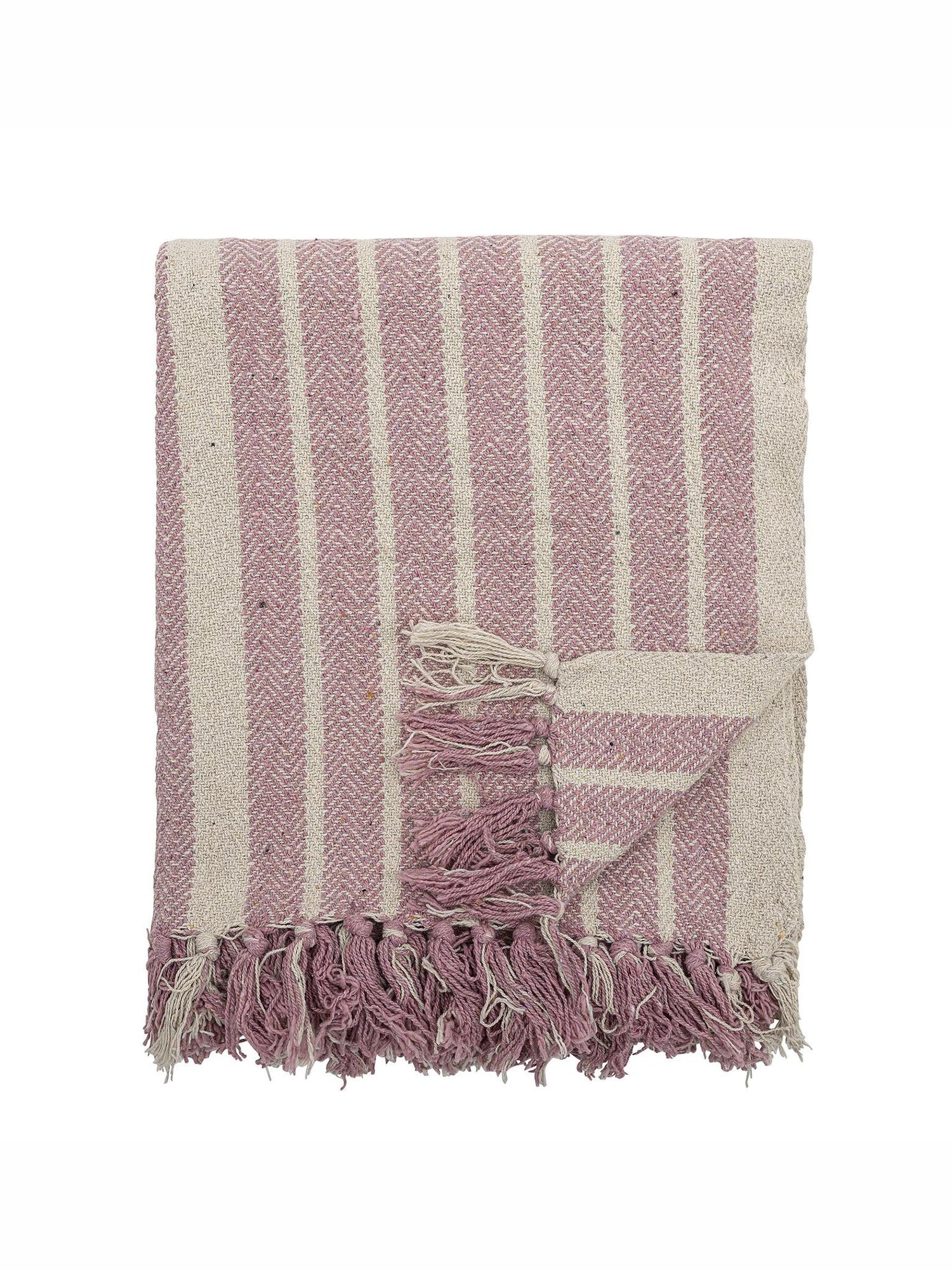 Monta Throw - Rose - Recycled Cotton