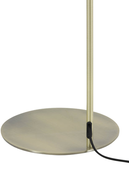 Rakel Floor Lamp - Antique Bronze &amp; Smoked Glass