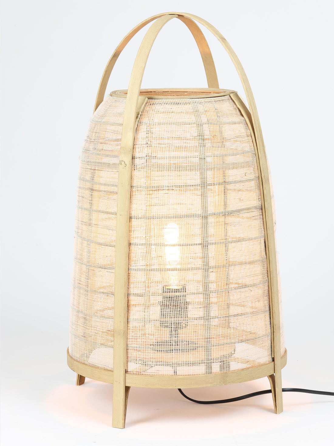 Jacinto Natural Linen Table Lamp