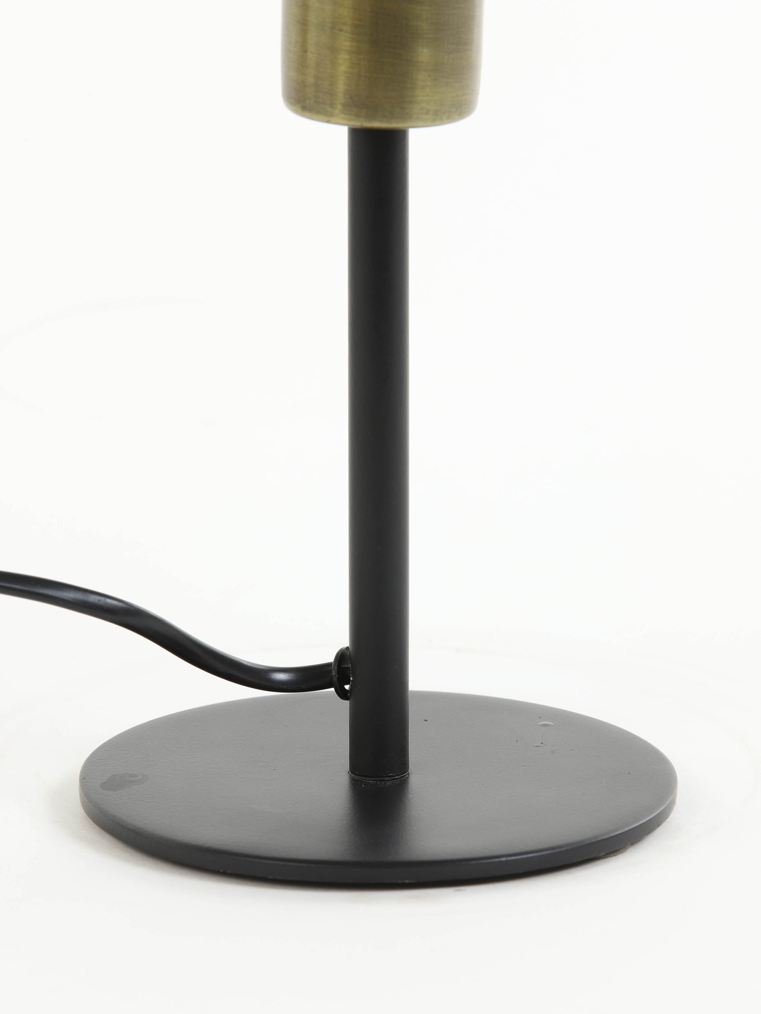 Klobu Antique Bronze &amp; Matte Black Table Lamp