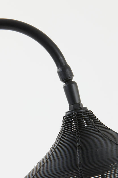 Alvaro Matt Black Table Lamp