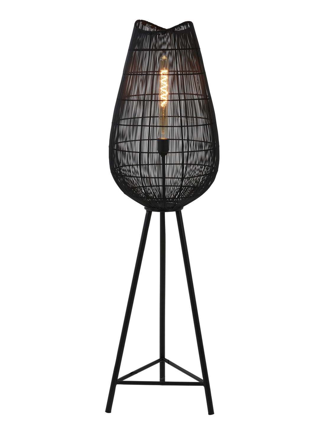 Yumi Tripod Floor Lamp - Black