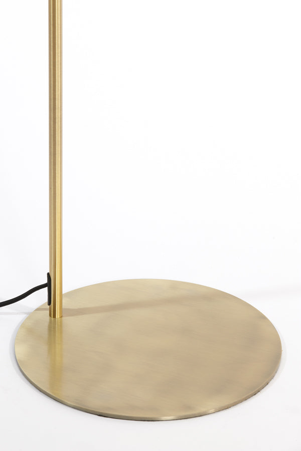 Solna Floor Lamp - Antique Bronze &amp; Smoked Glass