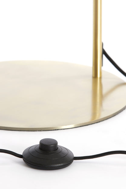 Solna Floor Lamp - Antique Bronze &amp; Smoked Glass