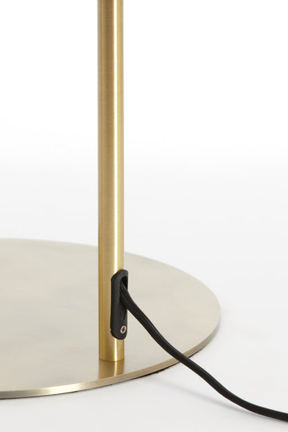 Solna Floor Lamp - Antique Bronze &amp; Smoked Glass