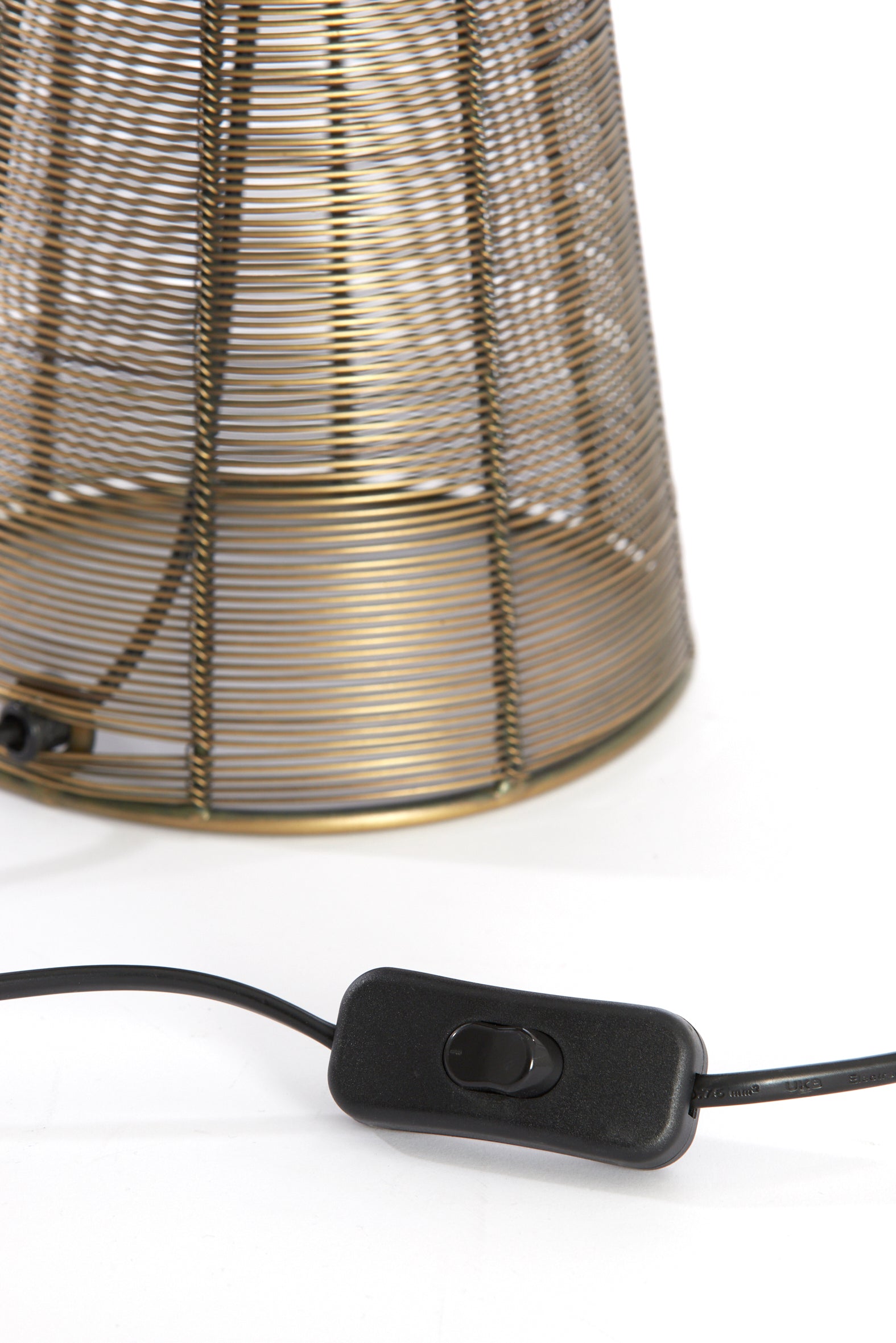 Tivoli Brass Wire Table Lamp