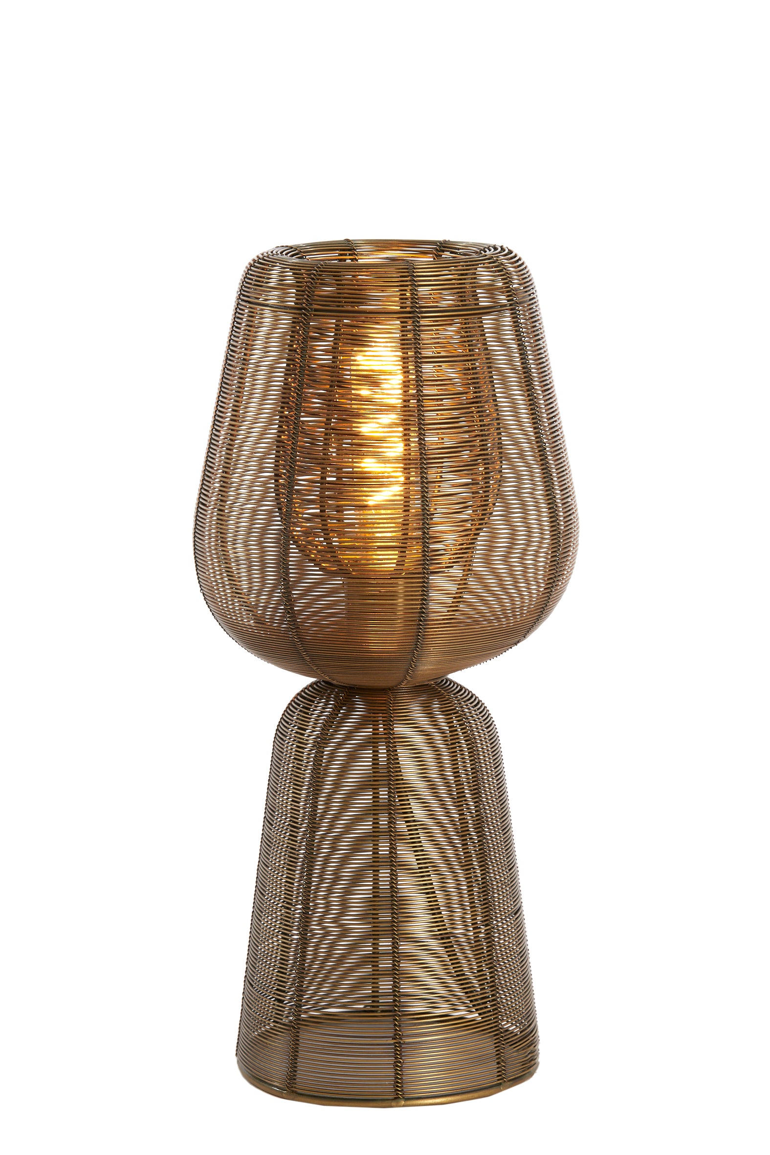 Tivoli Brass Wire Table Lamp