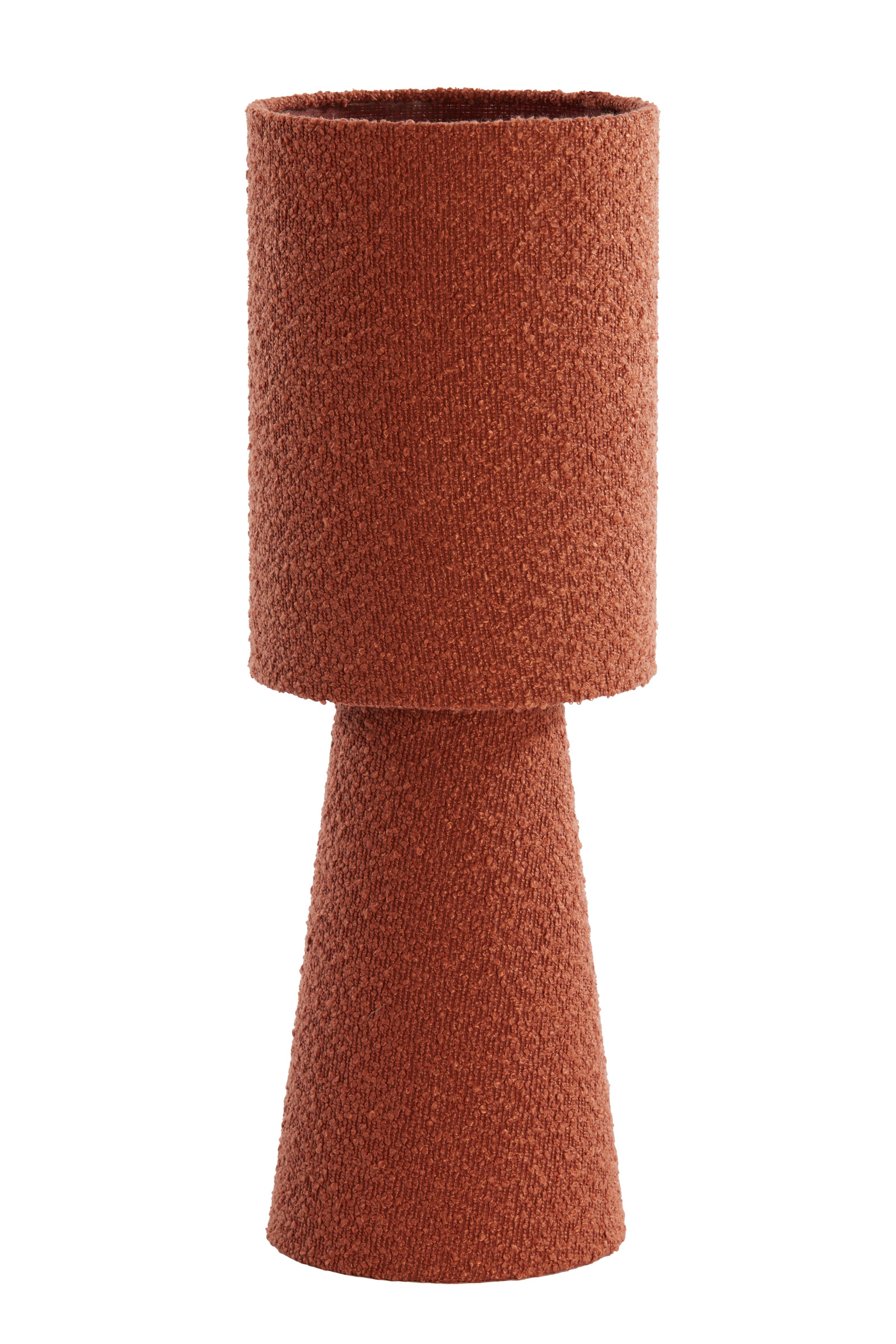 Catania Rust Bucle Table Lamp