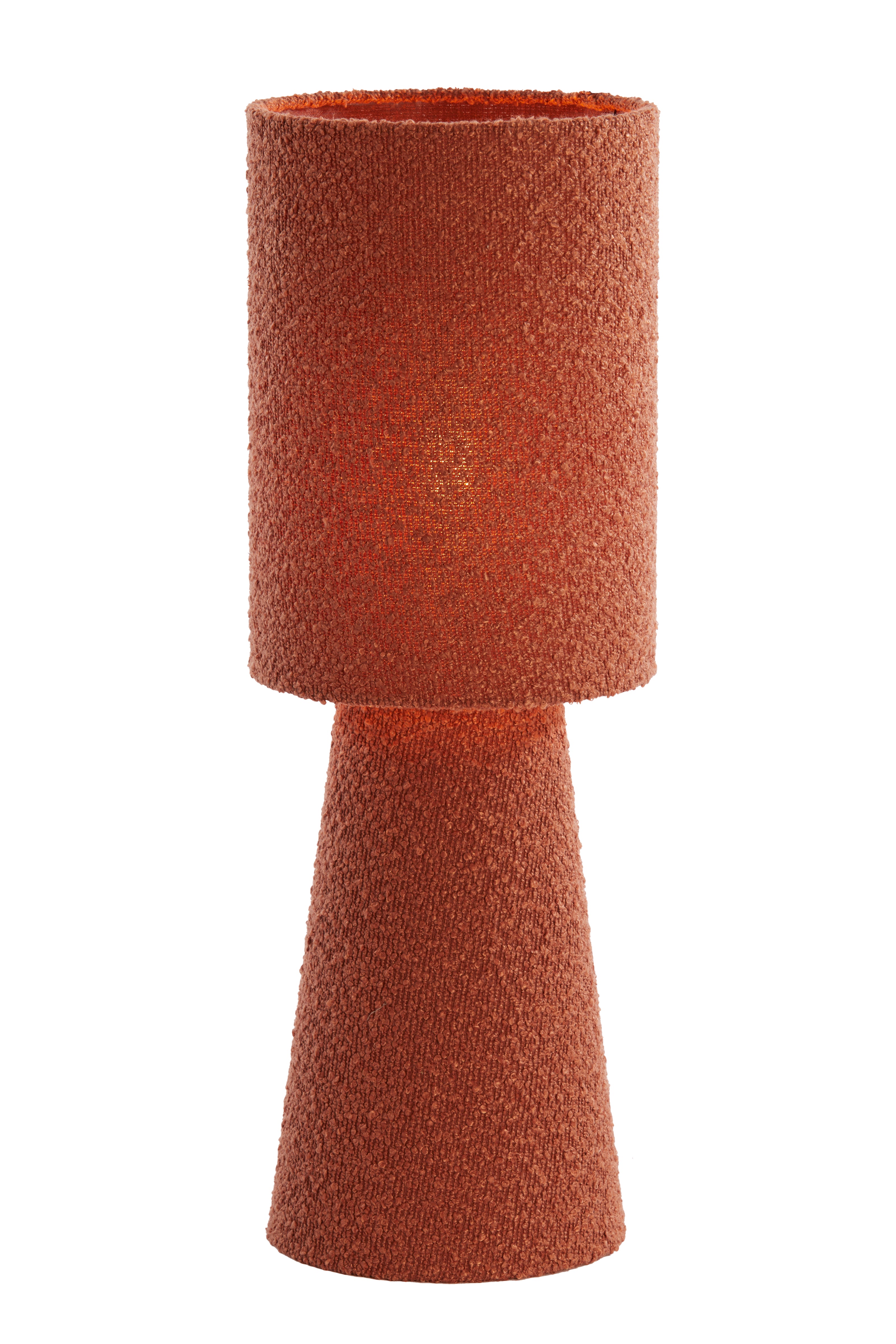 Catania Rust Bucle Table Lamp