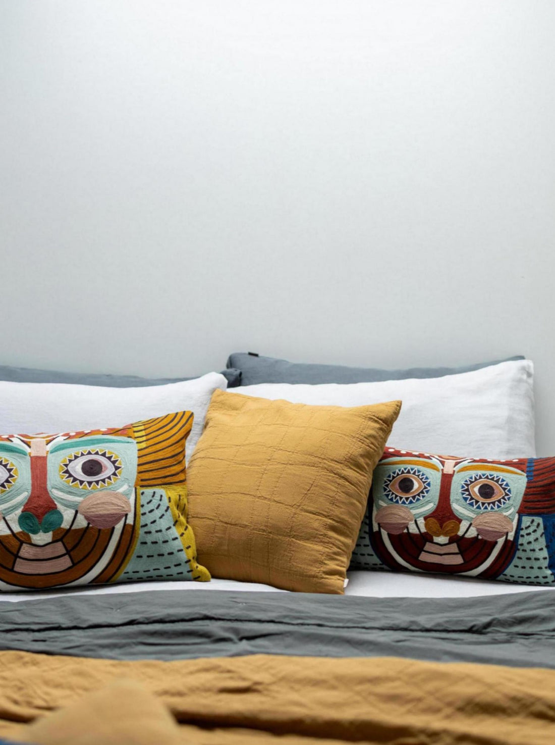 Titou Recycled Cushion - Havana - 2 Sizes Available