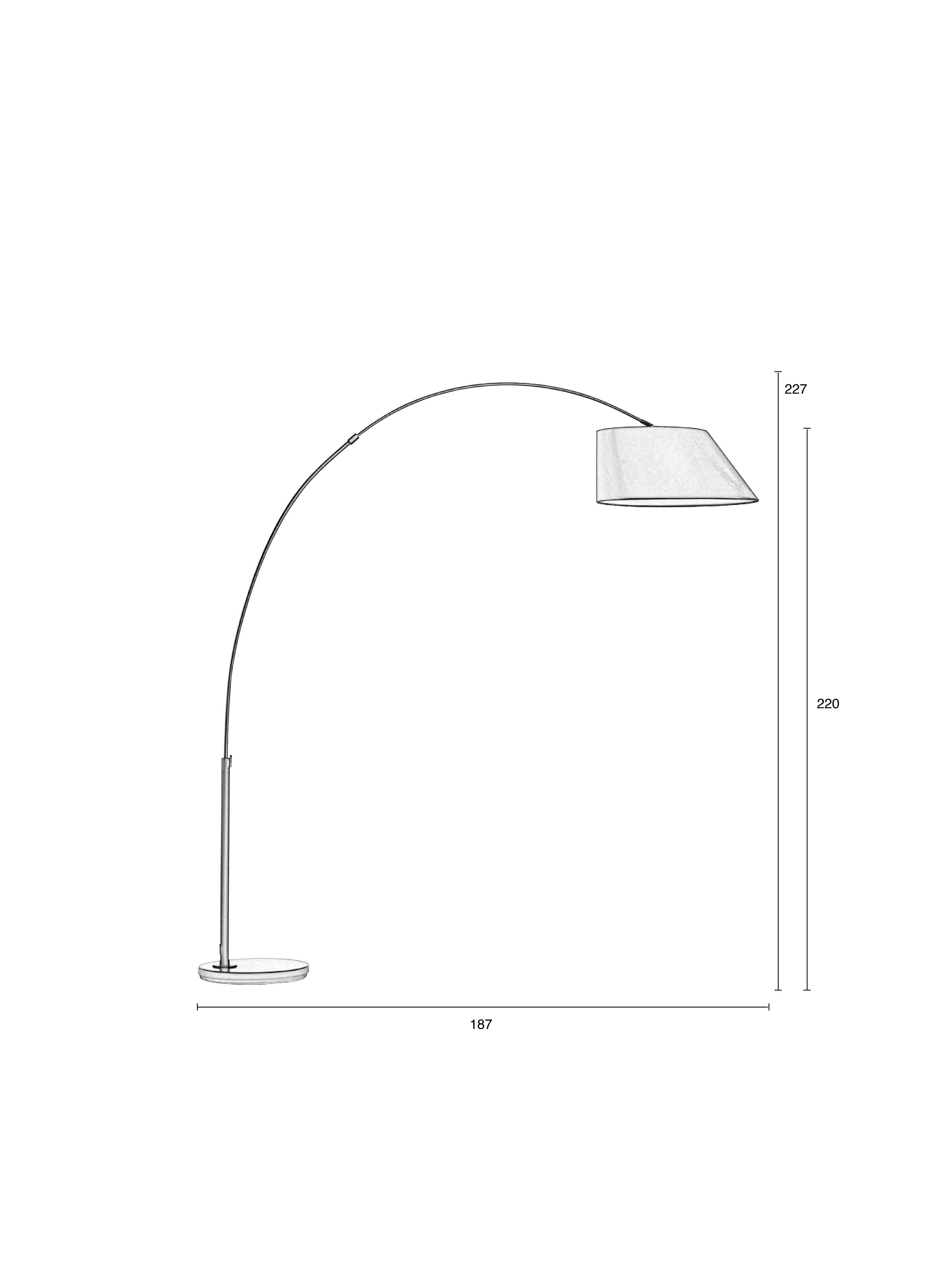 Arc Floor Lamp - 2 Colour Options