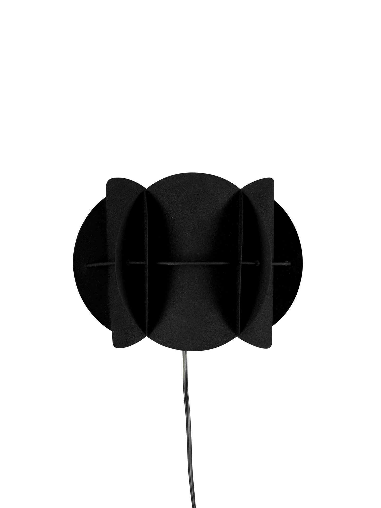 Corridor Sculptural Wall Lamp - Black