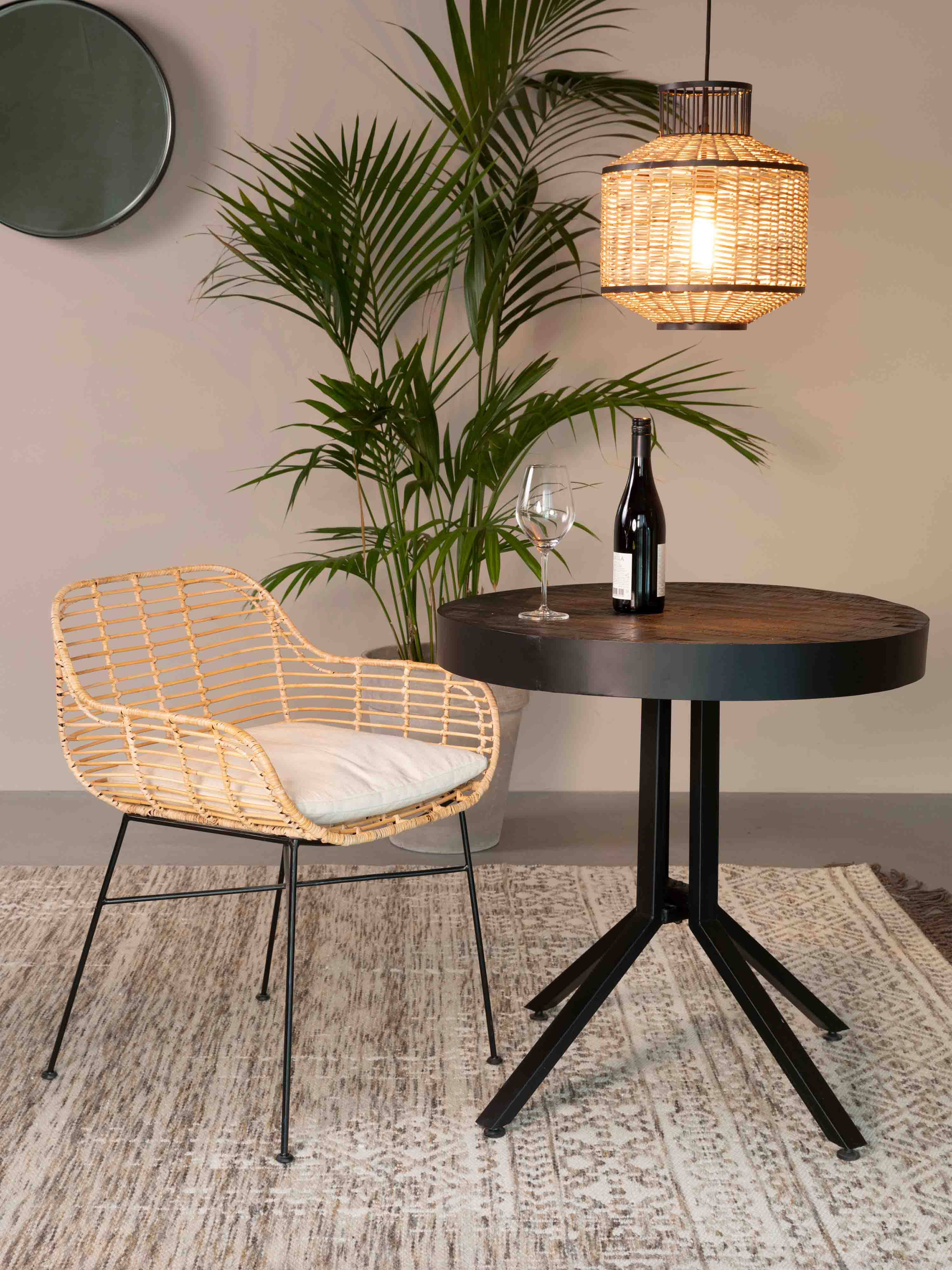 Tiger Rattan Dining Chair