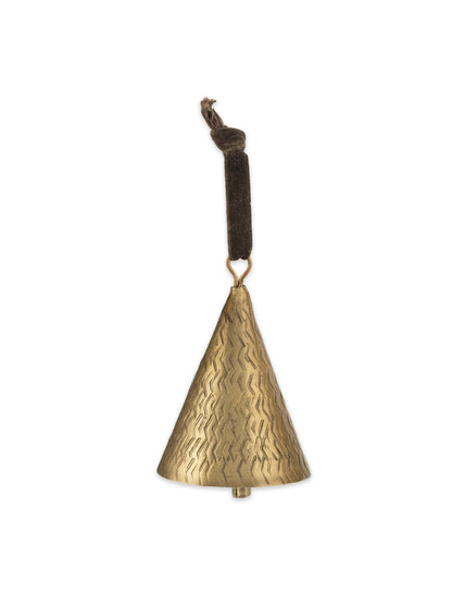 Manya Brass Hammered Metal Bells - 3 Styles Available