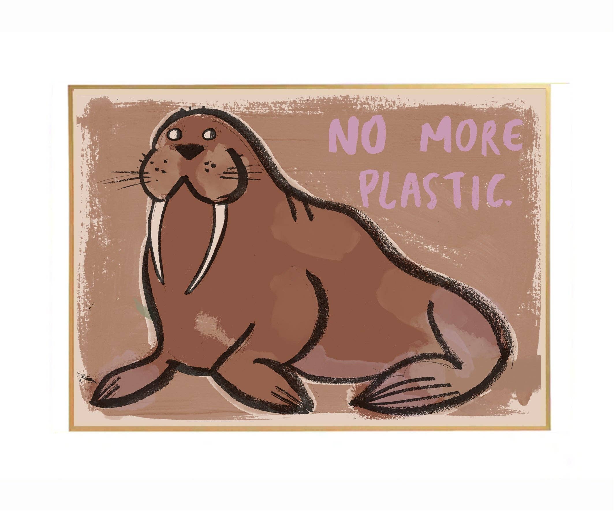 Walrus wallposter 50X70CM