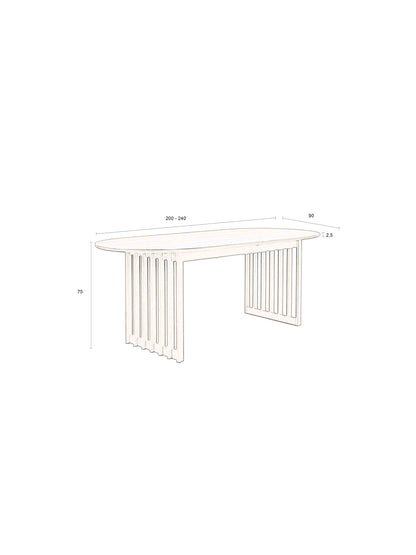 Barlet Extendable Dining Table - 2 Colours Available