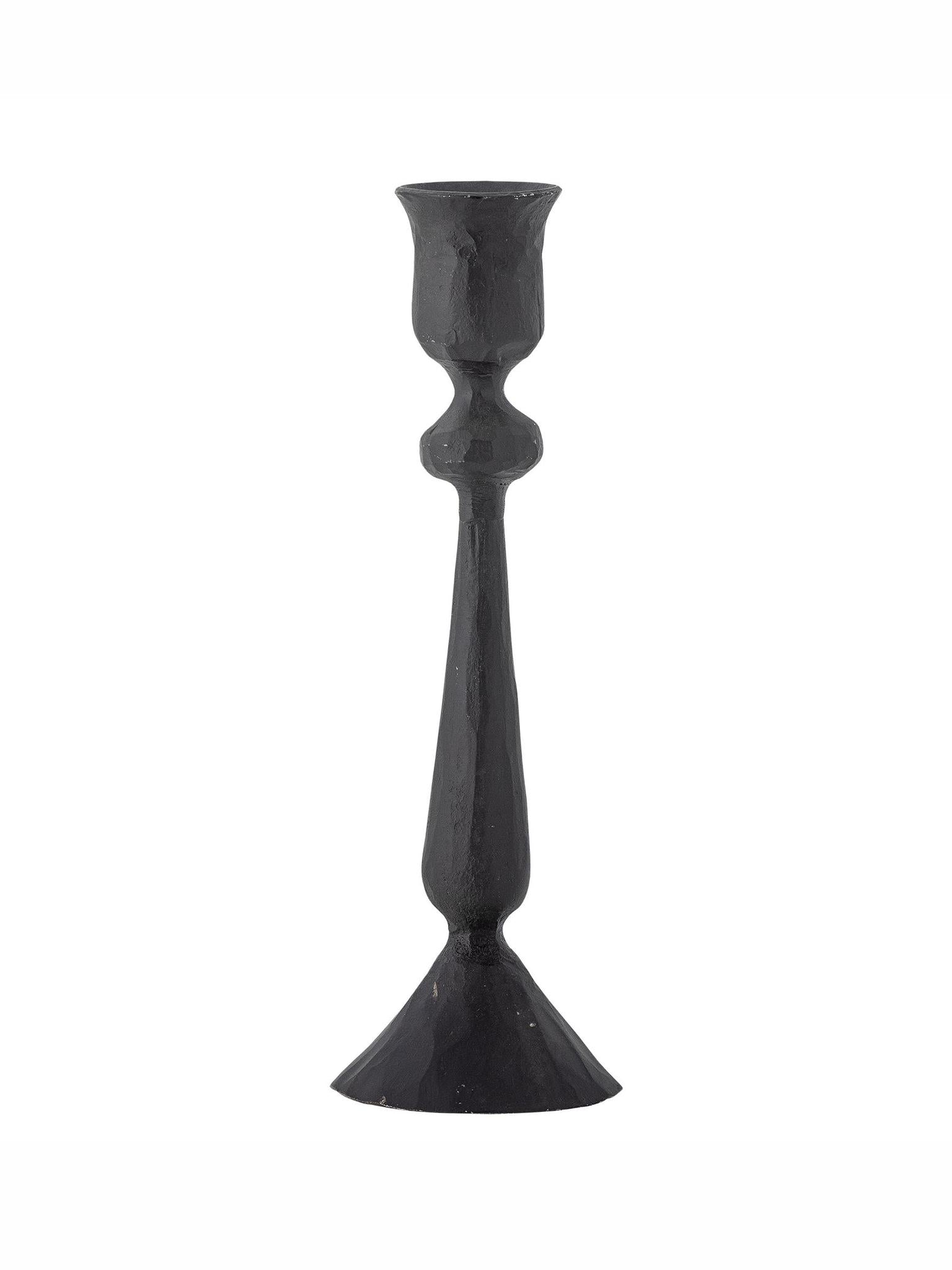 Isac Candle Holder - Black - Metal