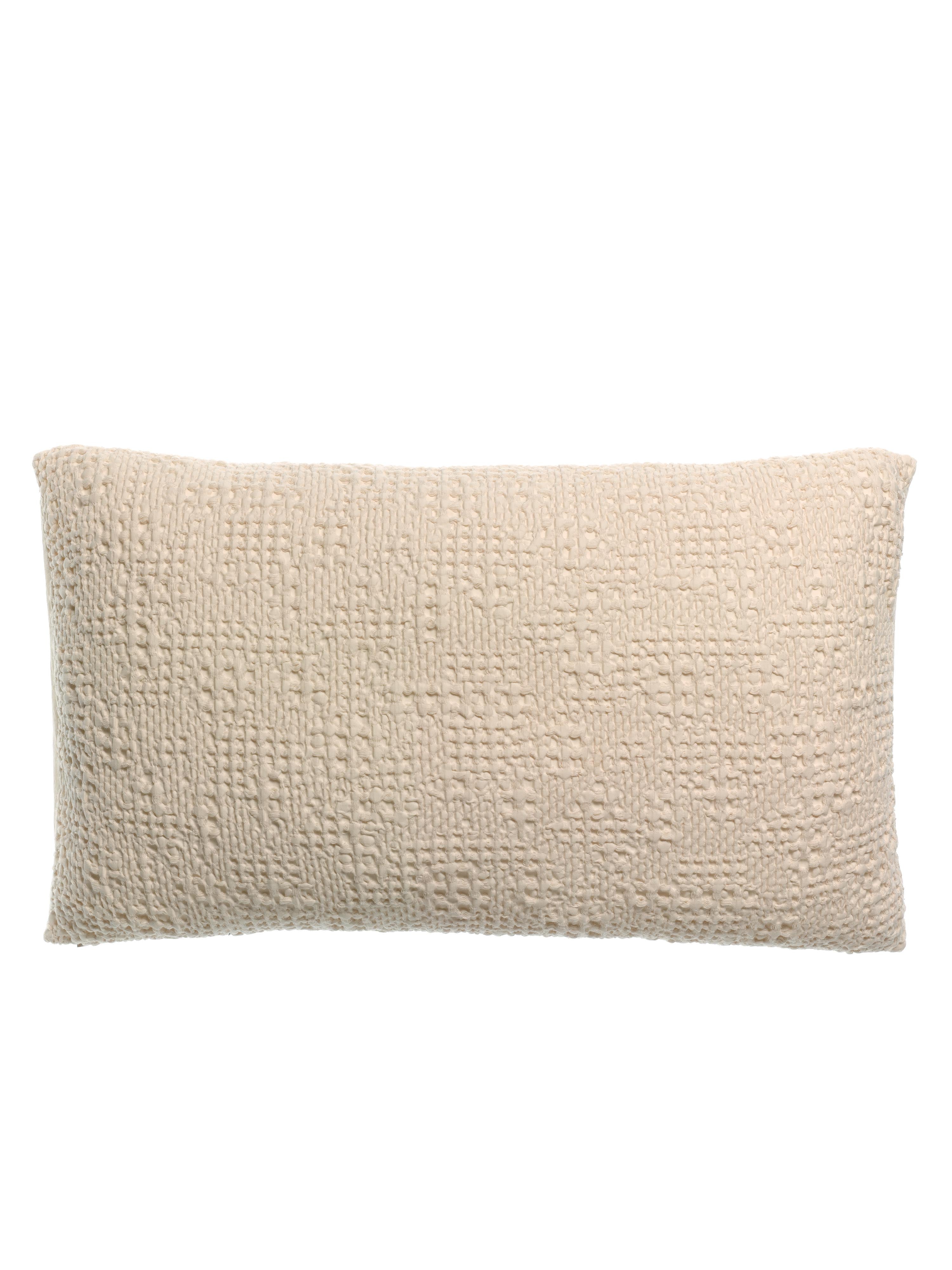 Tana Stonewashed Bed Cushion Crème