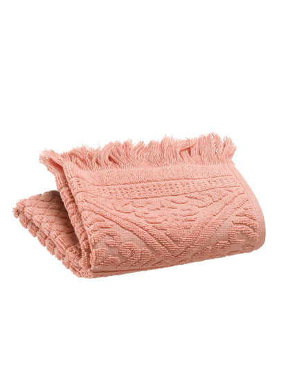 Embossed Jacquard Towel in Clay - 4 Sizes Available