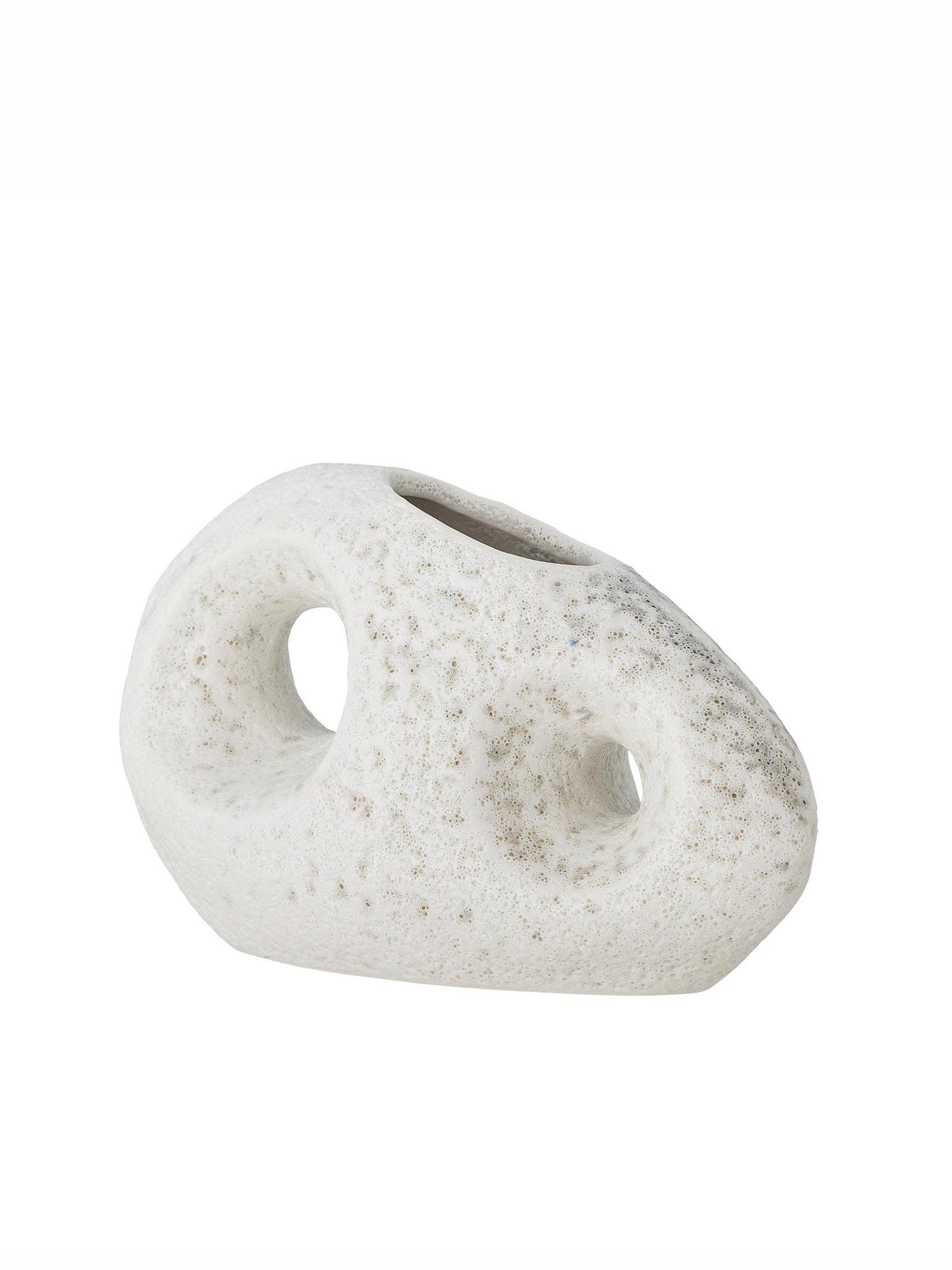 Caia Vase - White - Stoneware - 2 Sizes Available