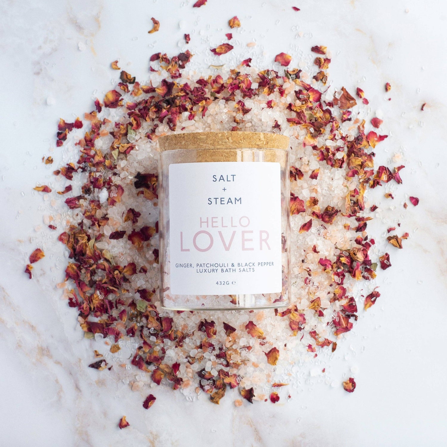 Hello Lover - Ginger &amp; Patchouli Bath Salts 80g &amp; 432g