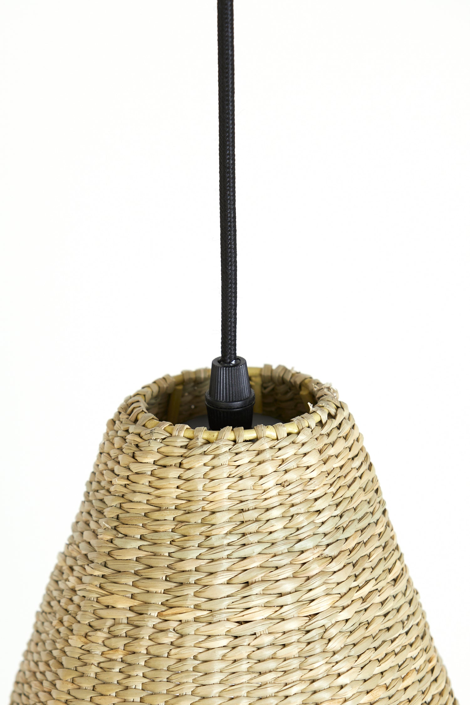 Latika Seagrass Hanging Lamp - Tall