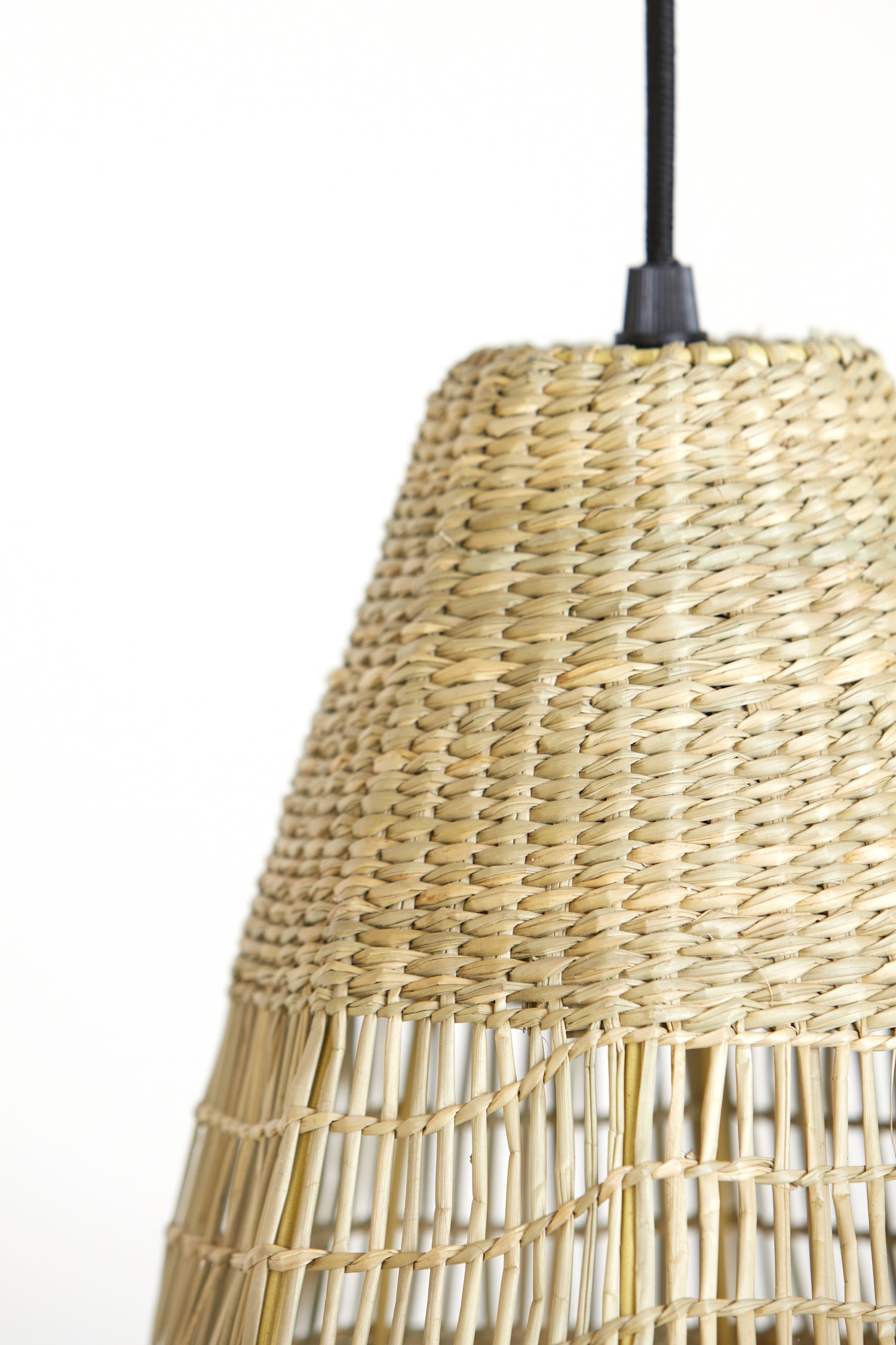 Latika Seagrass Hanging Lamp - Tall