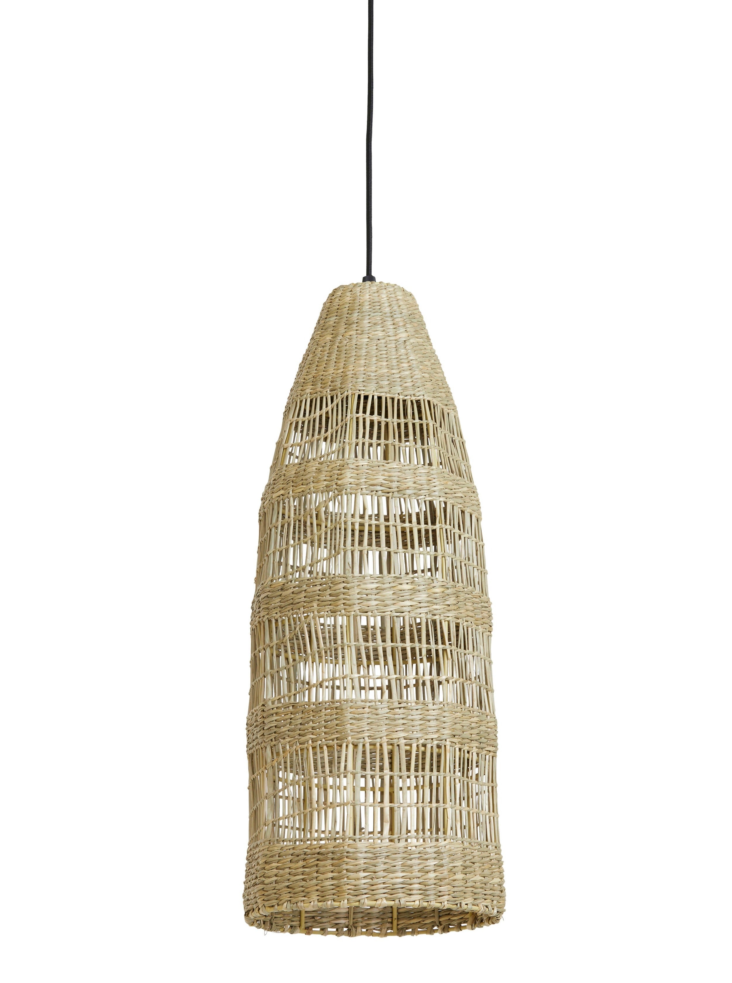 Latika Seagrass Hanging Lamp - Tall