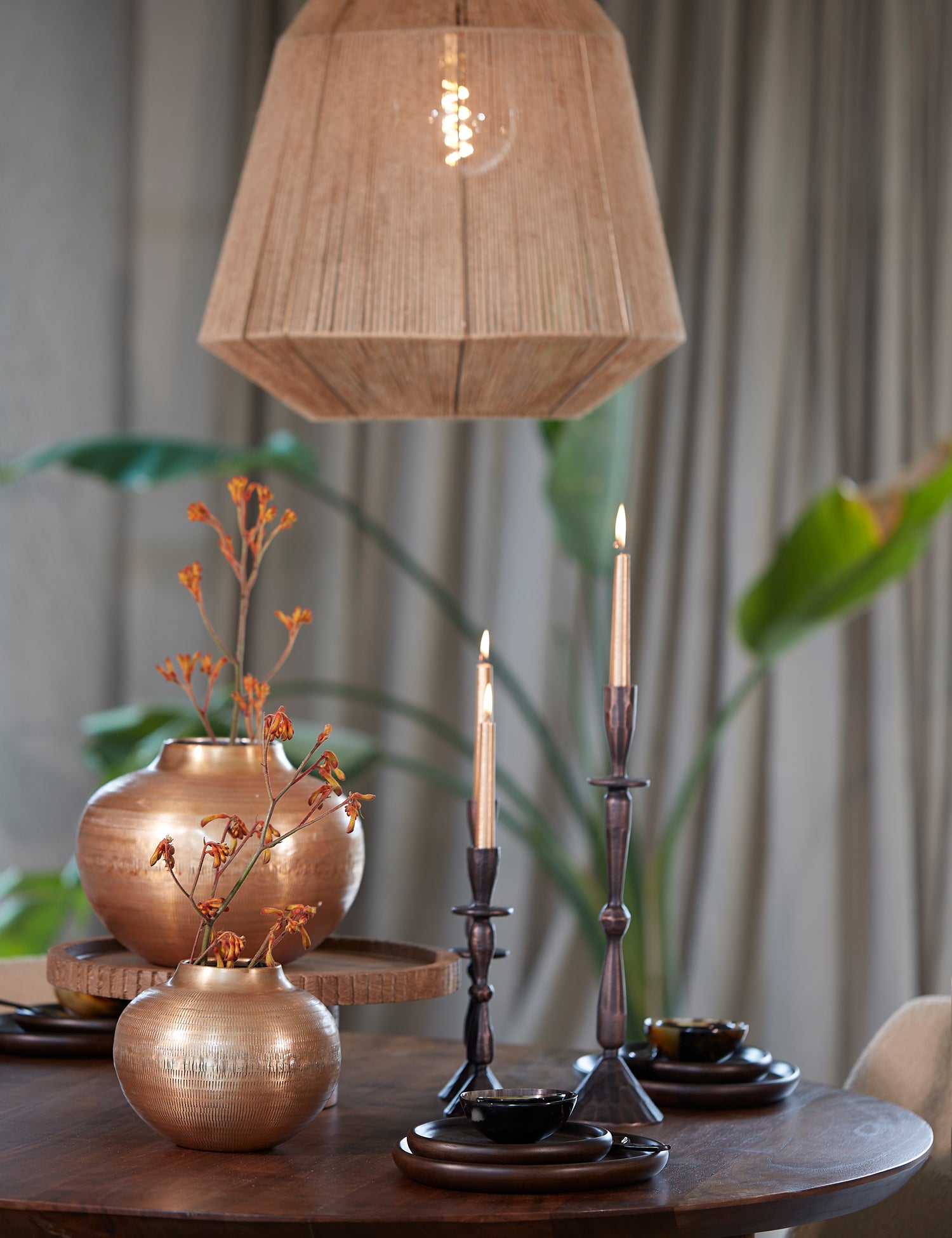 Malva Natural Jute Pendant Light - 2 Sizes Available