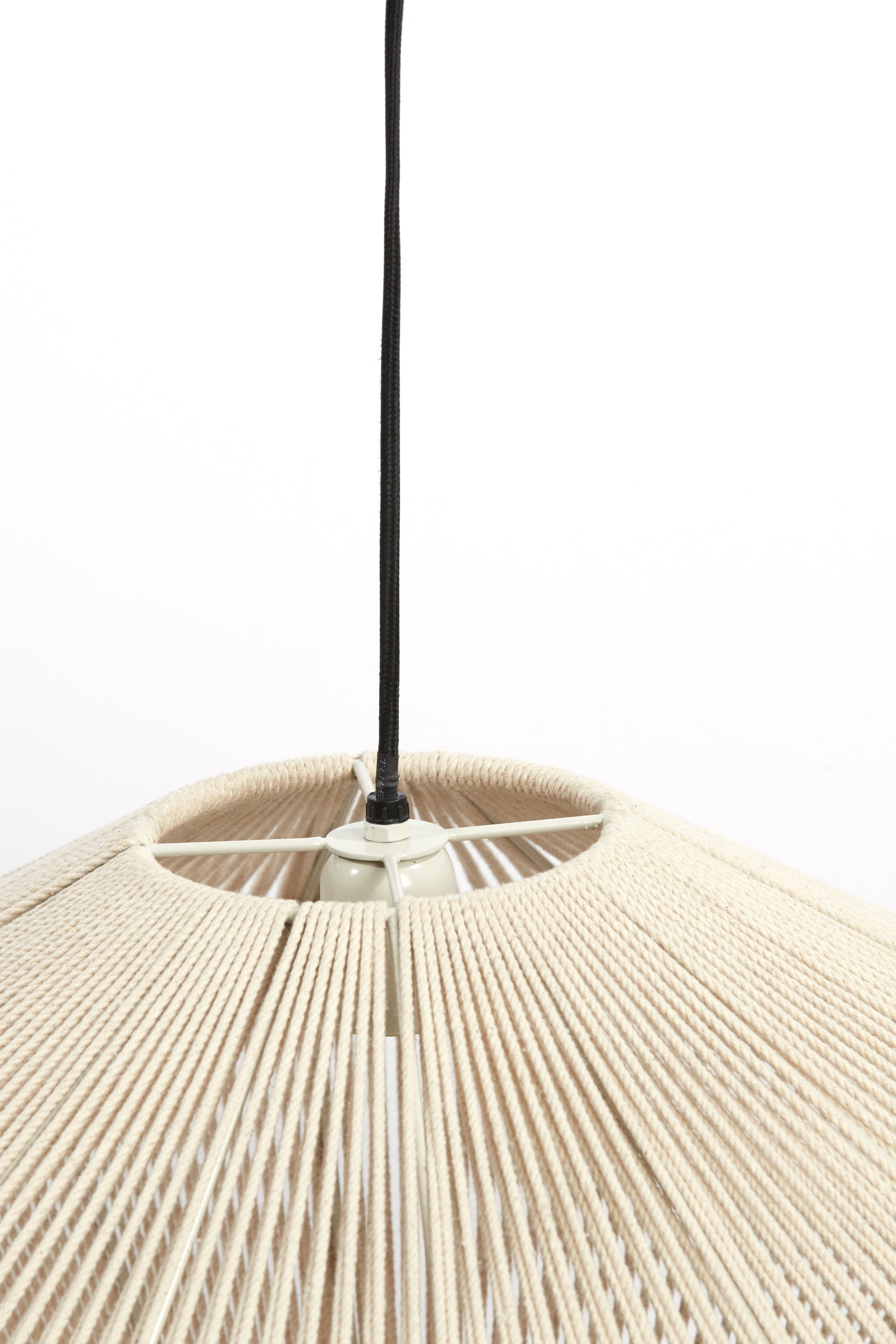 Felida Hanging Pendant Lamp in Cream - 3 Sizes Available