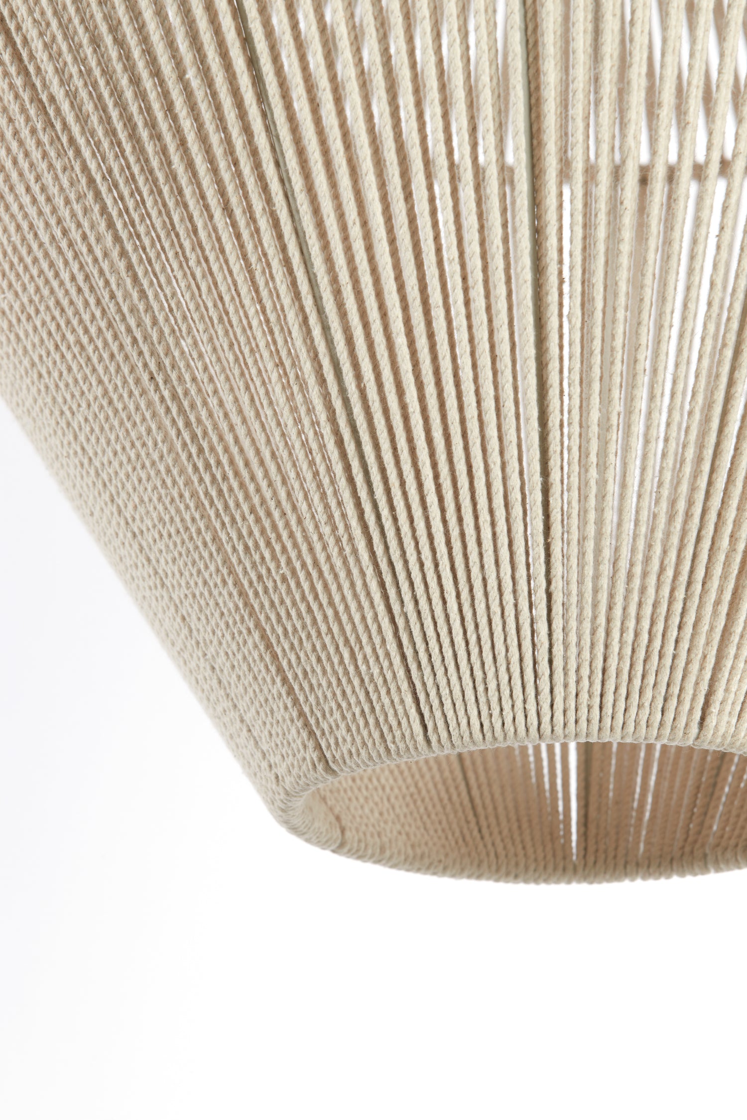 Felida Hanging Pendant Lamp in Cream - 3 Sizes Available