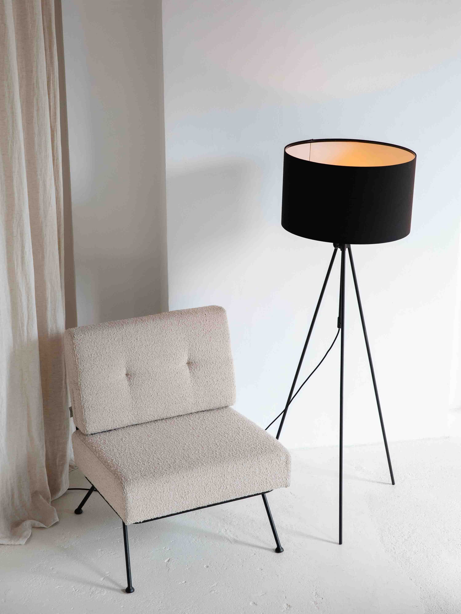 Lesley Adjustable Floor Lamp - 2 Colour Options