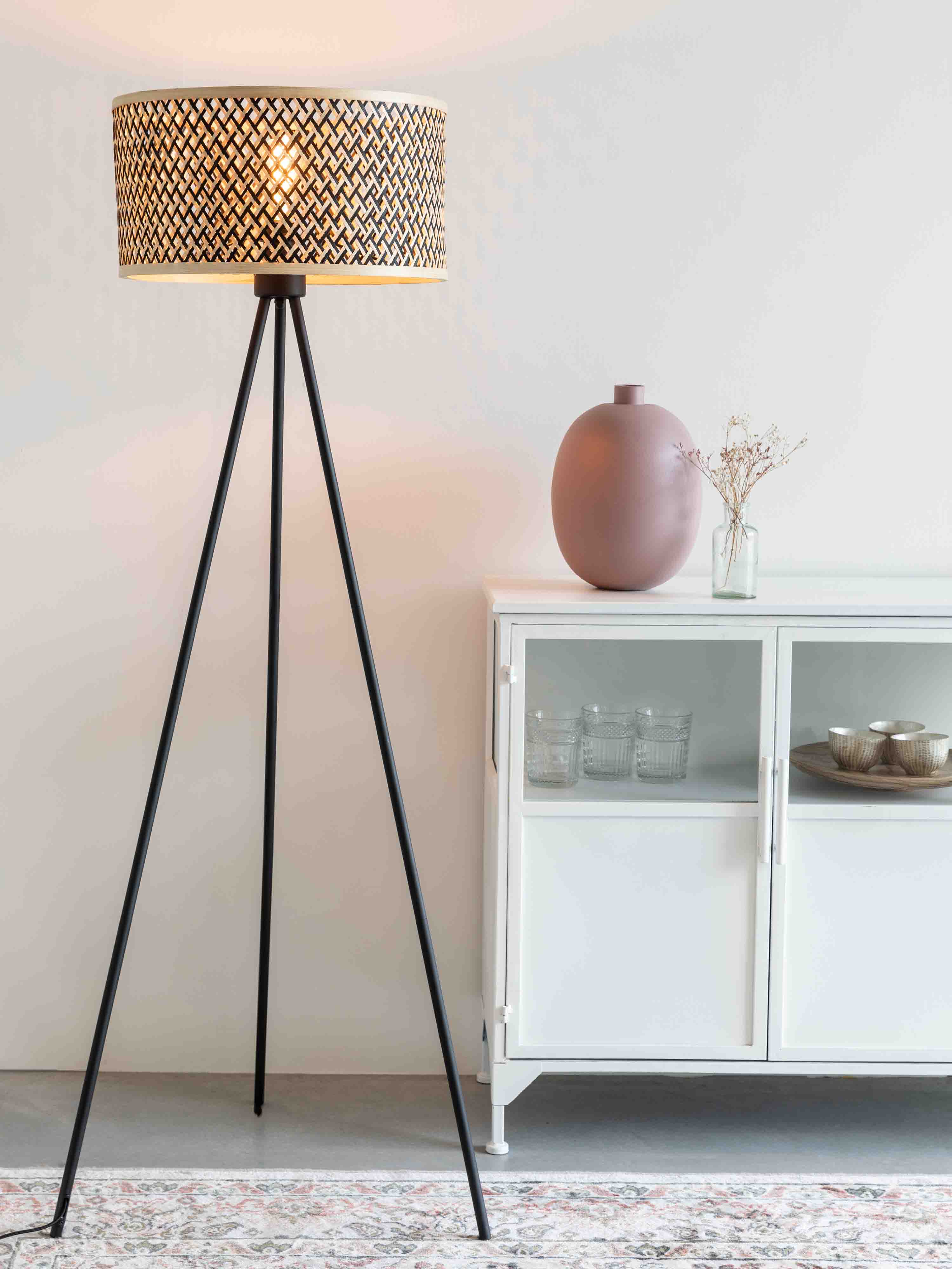 Isla Bamboo Floor Lamp