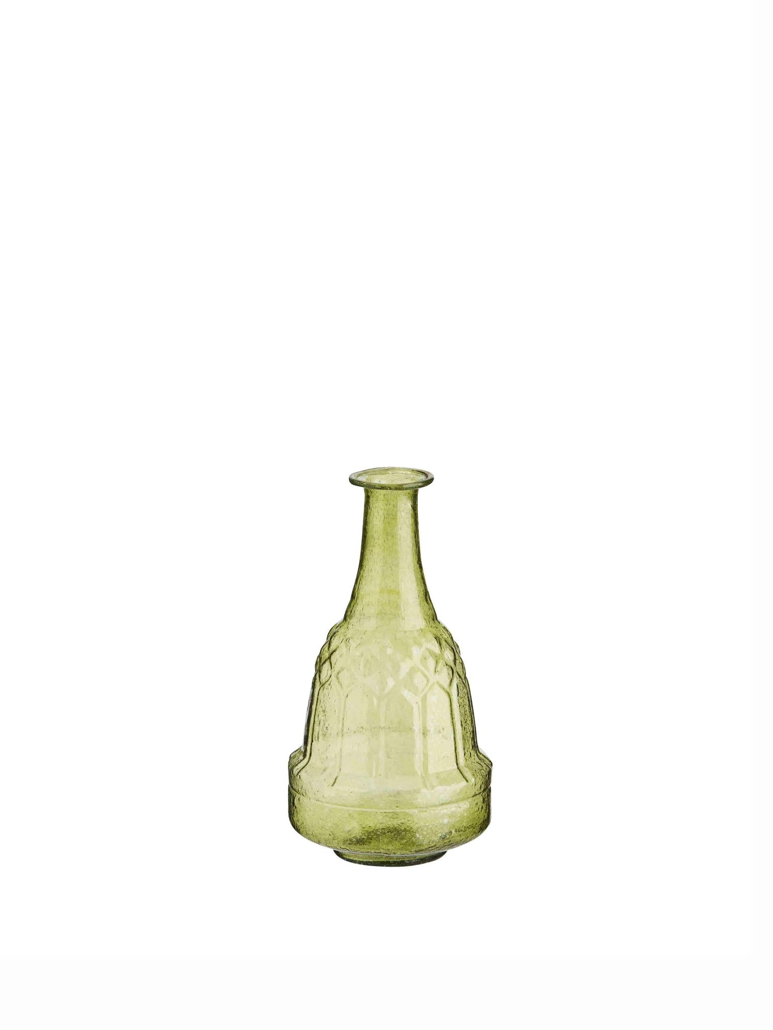 Recycled Lime Green Glass Vase