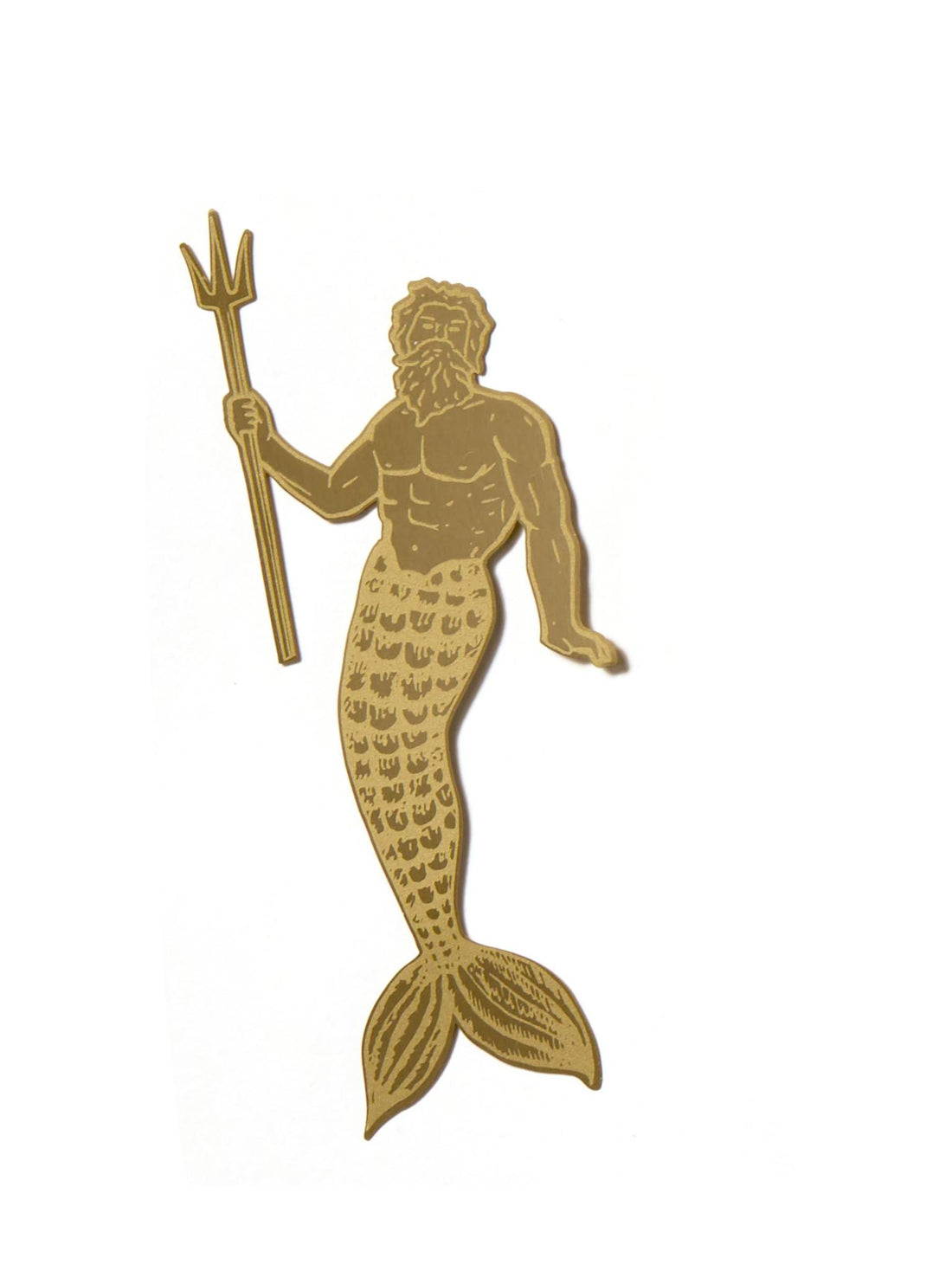 Brass Bookmark ‐ Poseidon