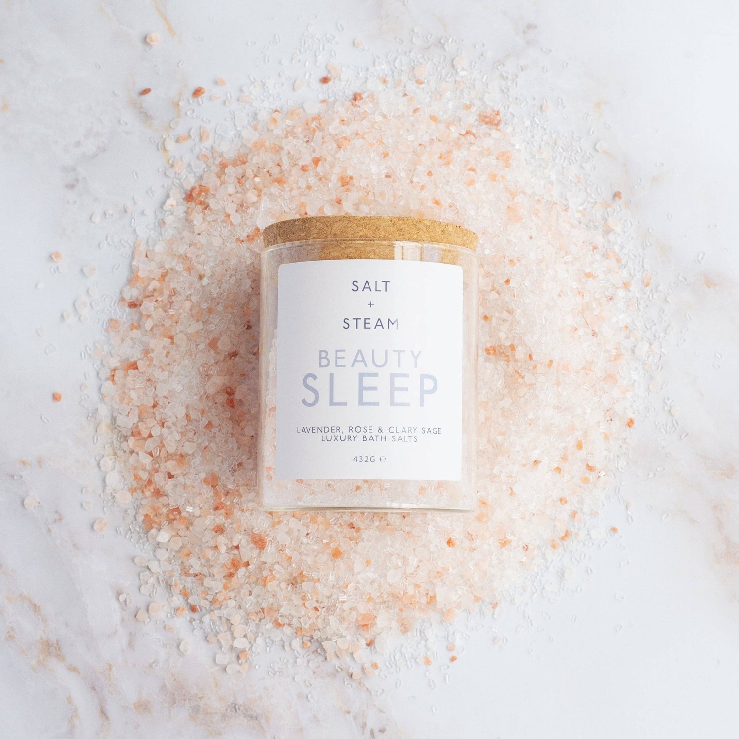 Beauty Sleep - Lavender &amp; Rose Bath Salts 80g &amp; 432g