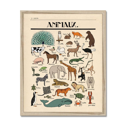 Les Animaux Fine Art Print